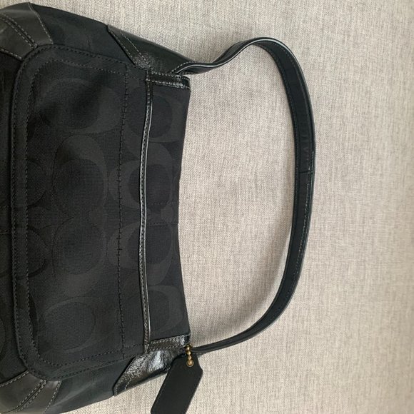 Coach Signature Classic Flap Hobo Bag - Picture 6 of 6
